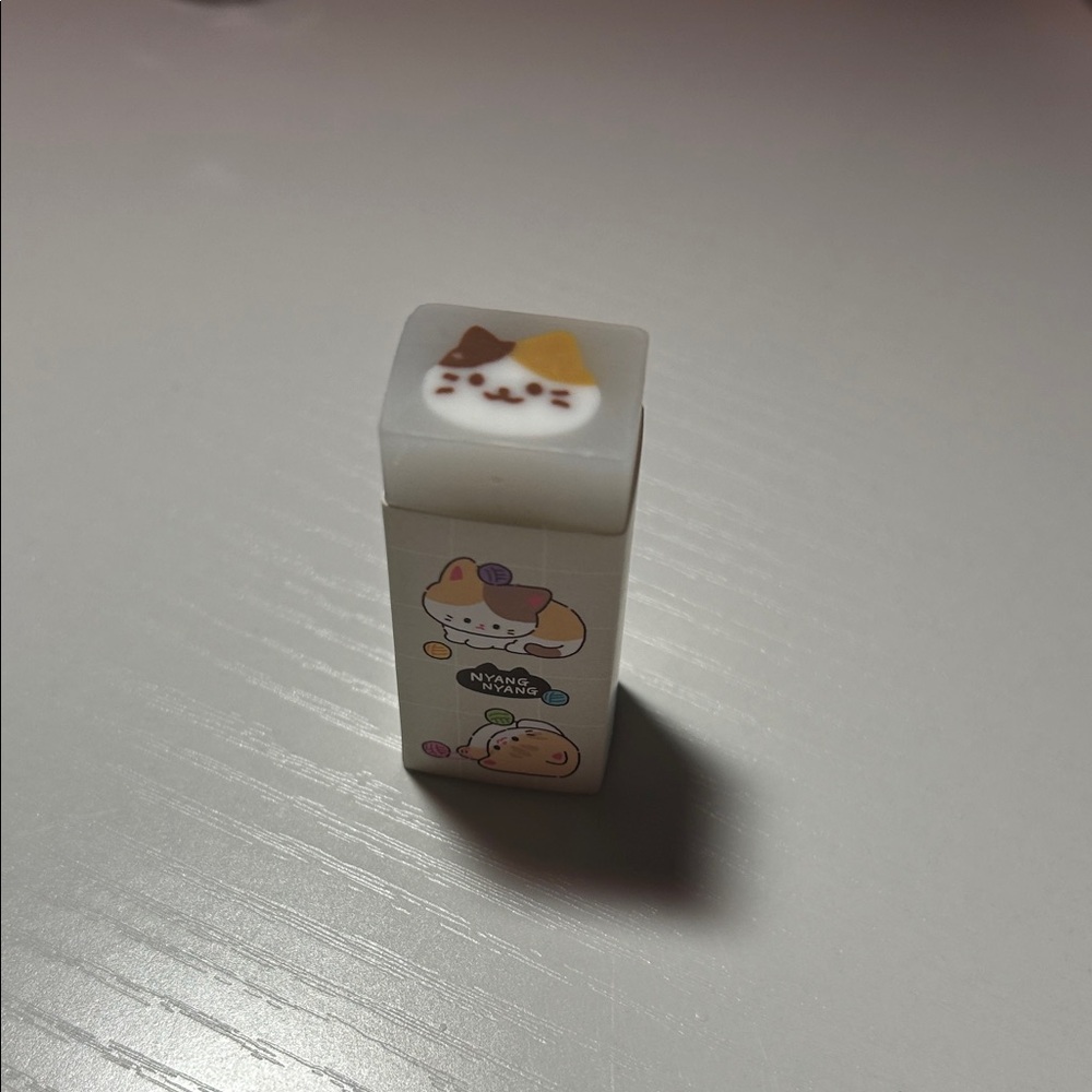 Cute Cat-Themed Eraser